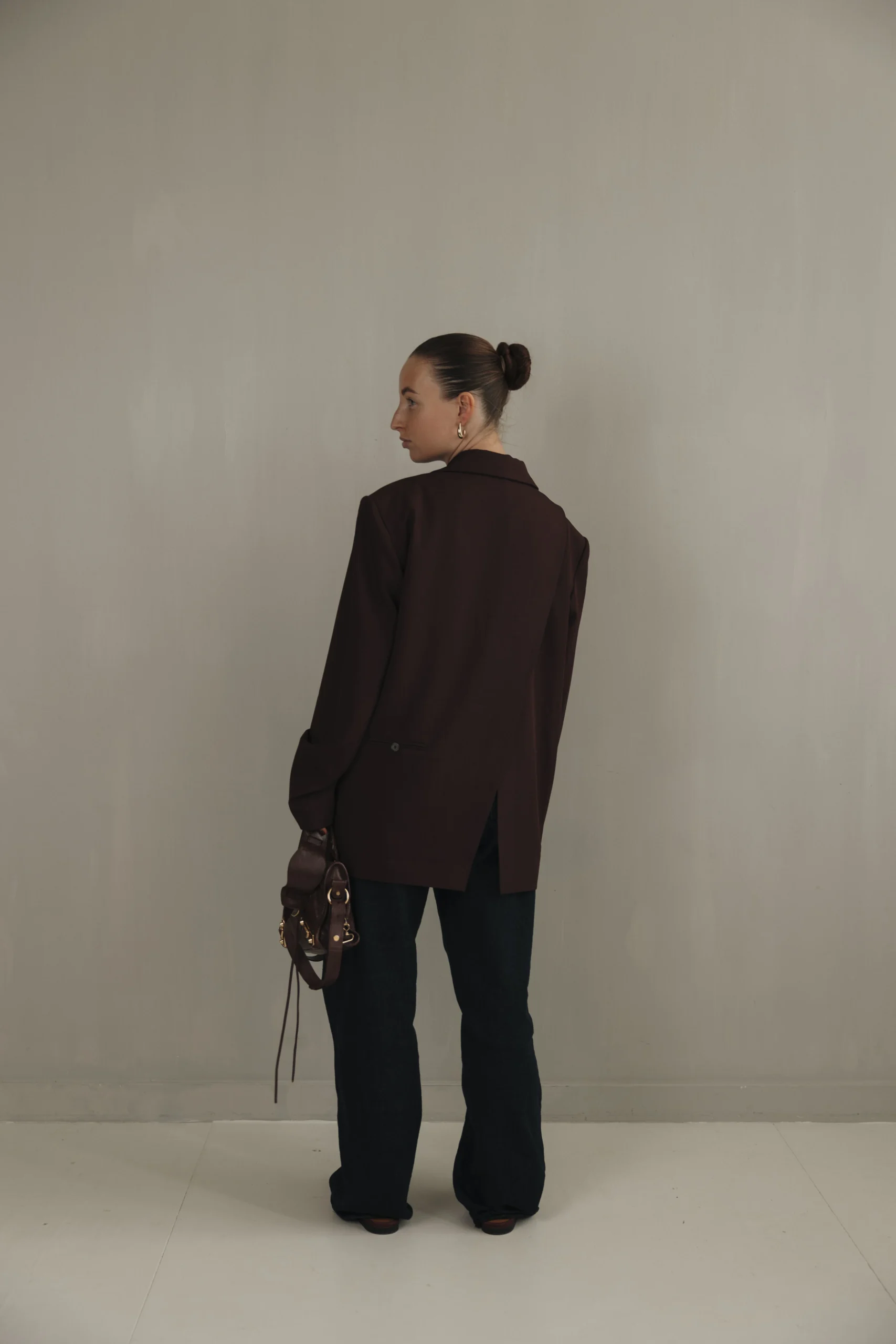 Wrap Blazer Burgundy